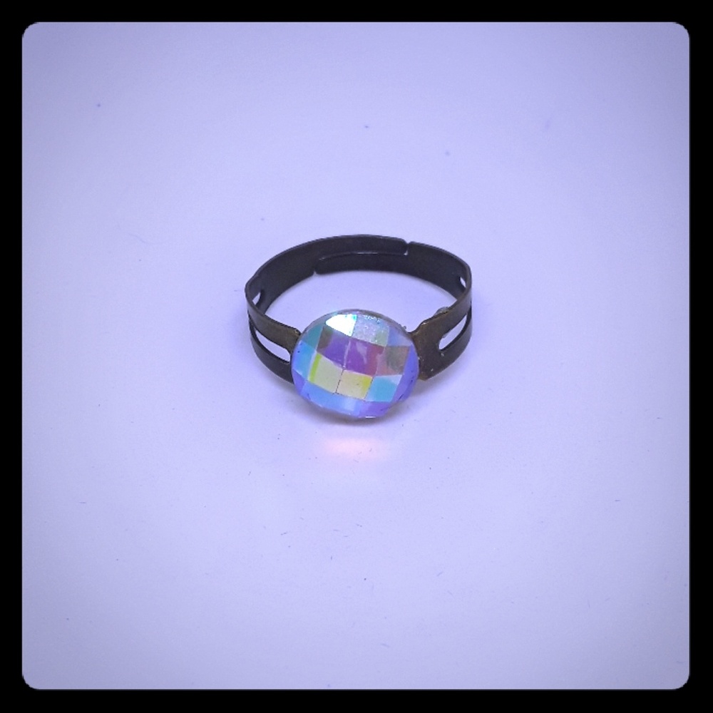 faux gem ring